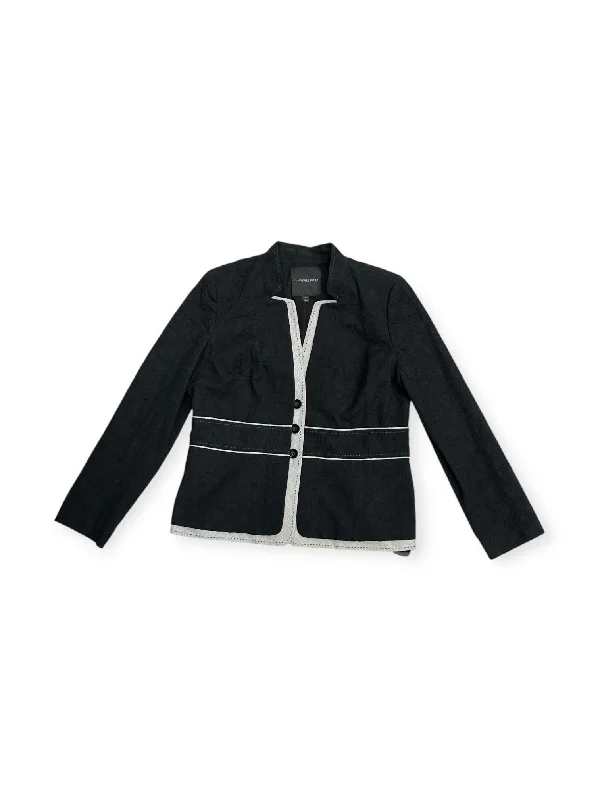 Blazer By Classiques Entier In Black & Grey, Size: Xl