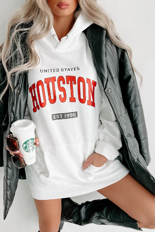 "Houston" Graphic - Multiple Shirt Options (White) - Print On Demand